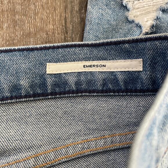 Citizens of Humanity Emerson Slim Boyfriend Jeans in Meadow Blue - Size: 29 - Picture 4 of 10